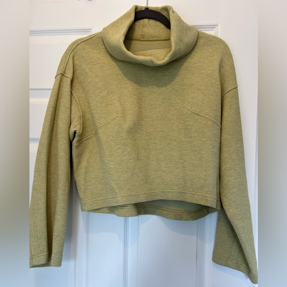 Olive Green Turtleneck Sweater